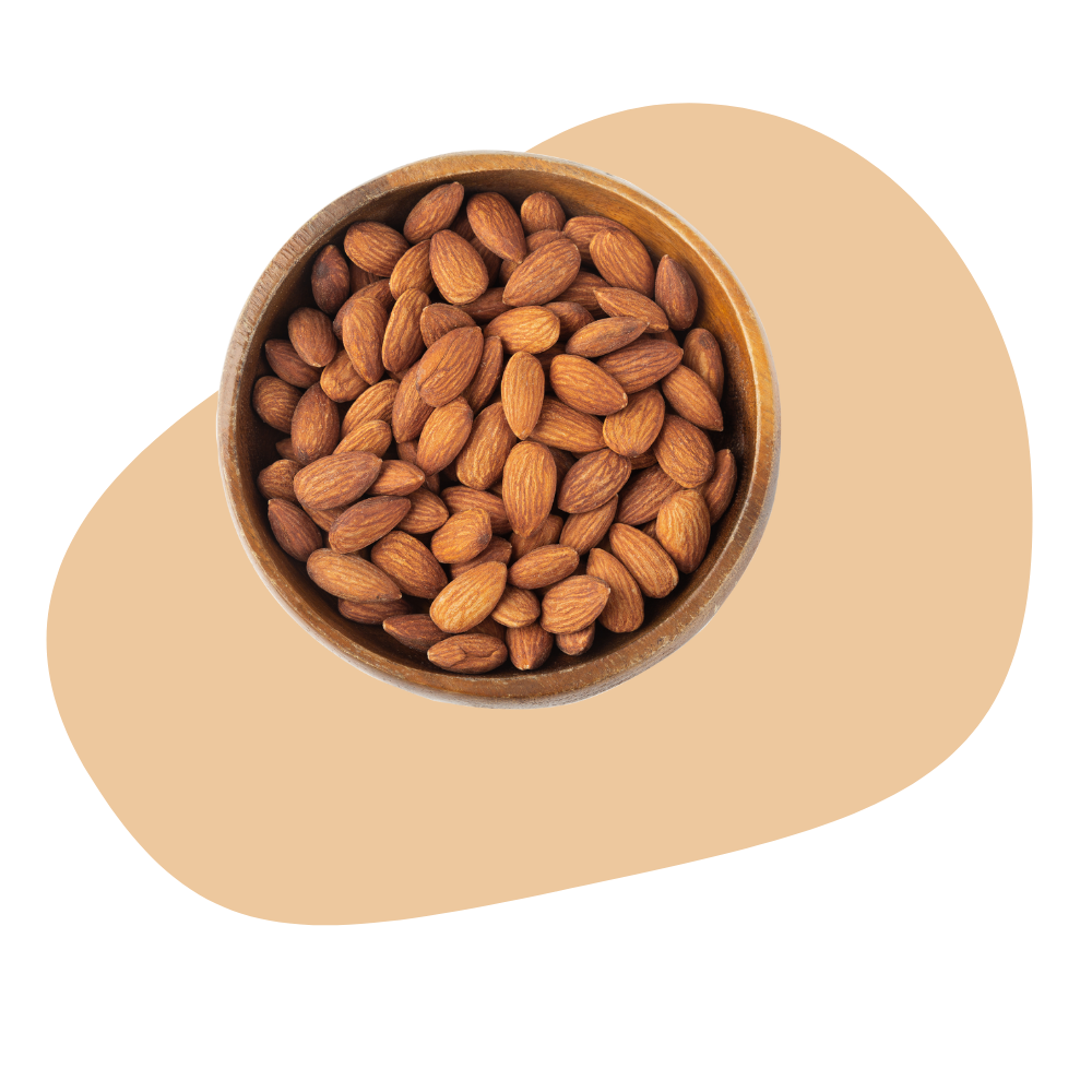 ALMONDS, DRY ROASTED AND UNSALTED