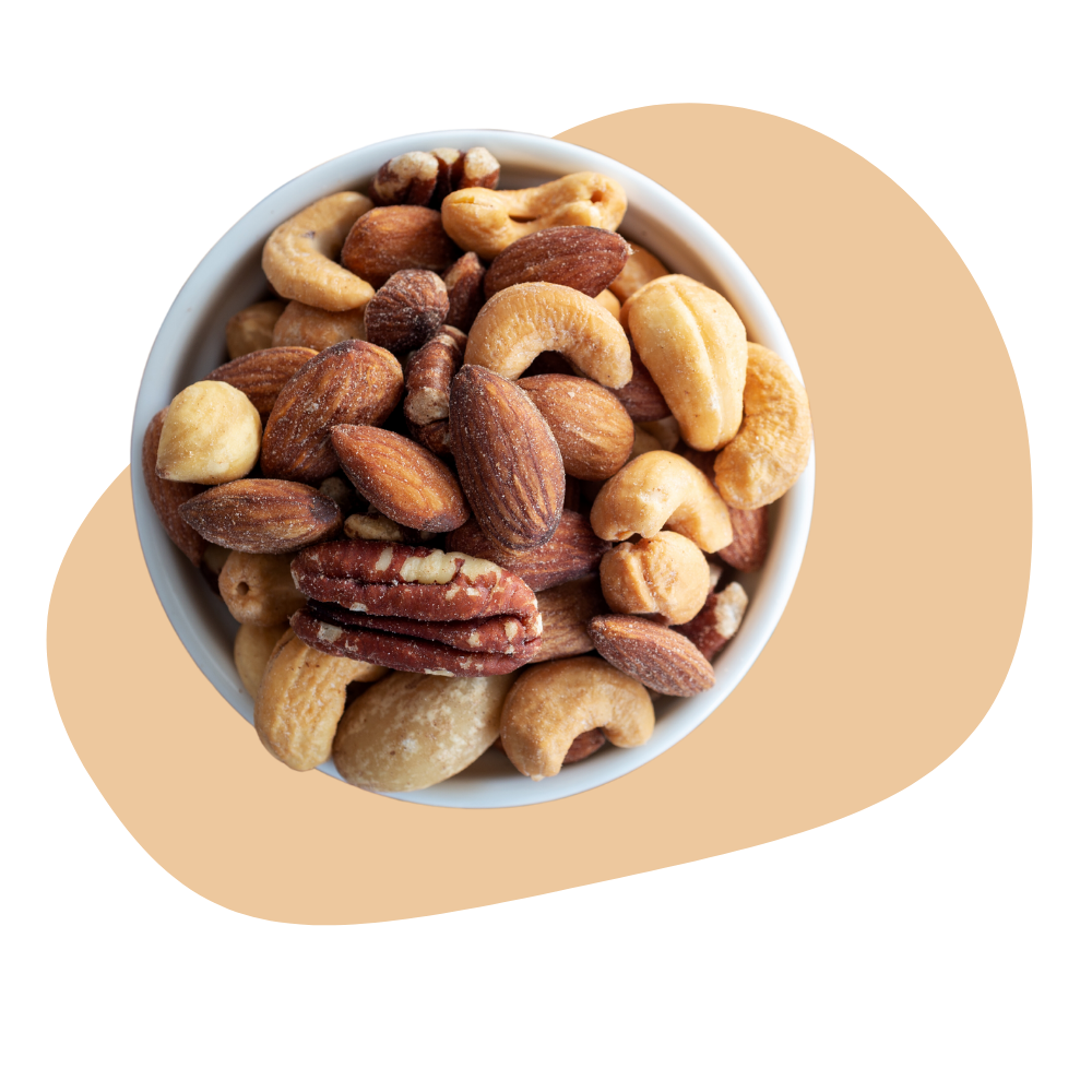 MIXED NUTS, ROASTED, UNSALTED