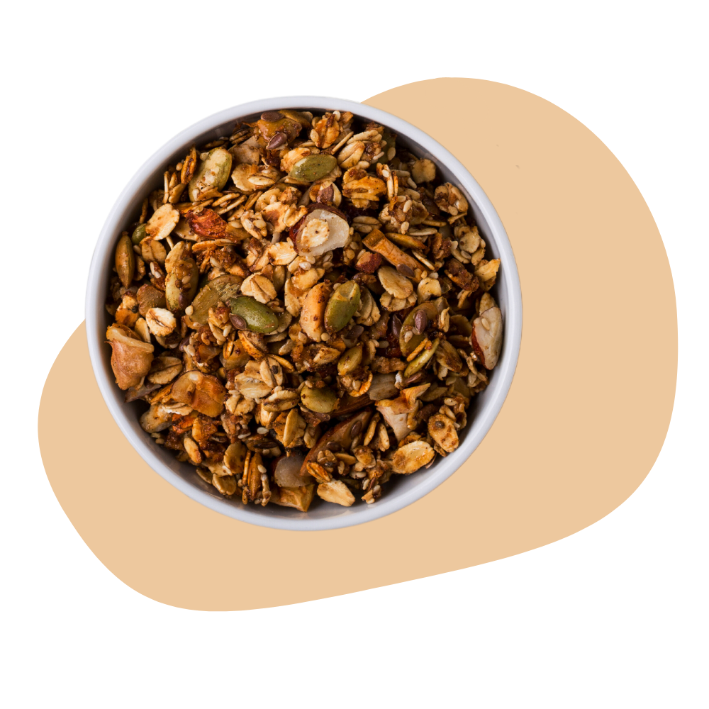 NUTS AND SEEDS GALORE, NUTTY DUO GRANOLA