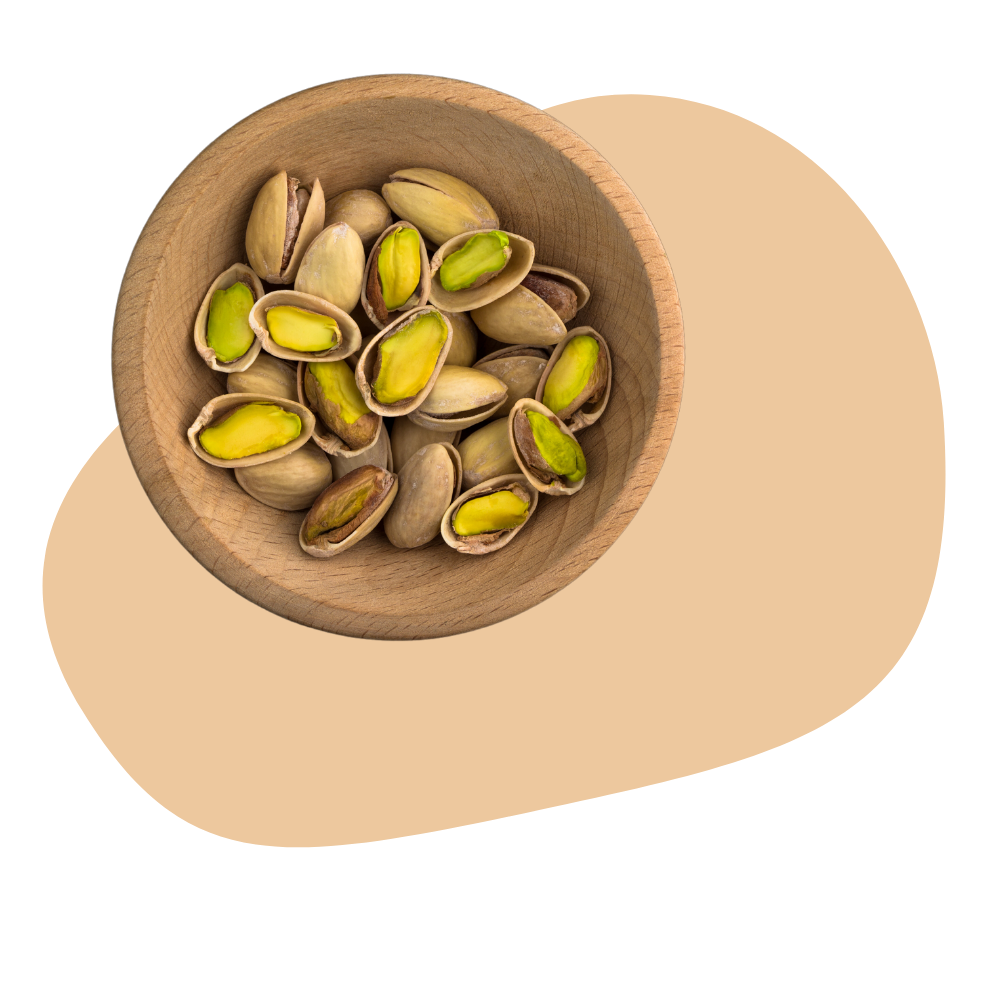 PISTACHIOS, SPLIT SHELLS, ROASTED AND SALTED